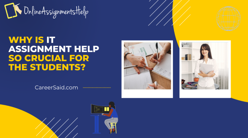 Why is IT assignment help so crucial for the students?
