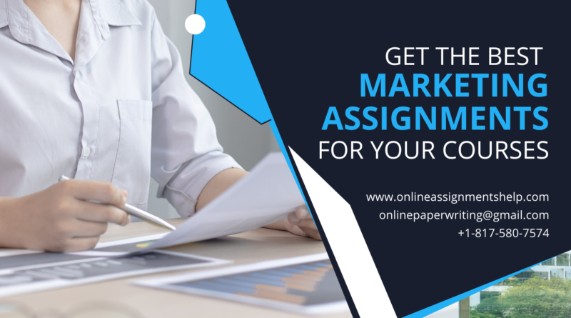 Get Best Marketing Assignments for your courses