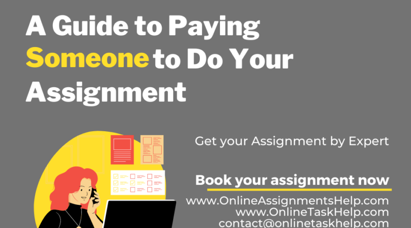 pay to get your assignment done