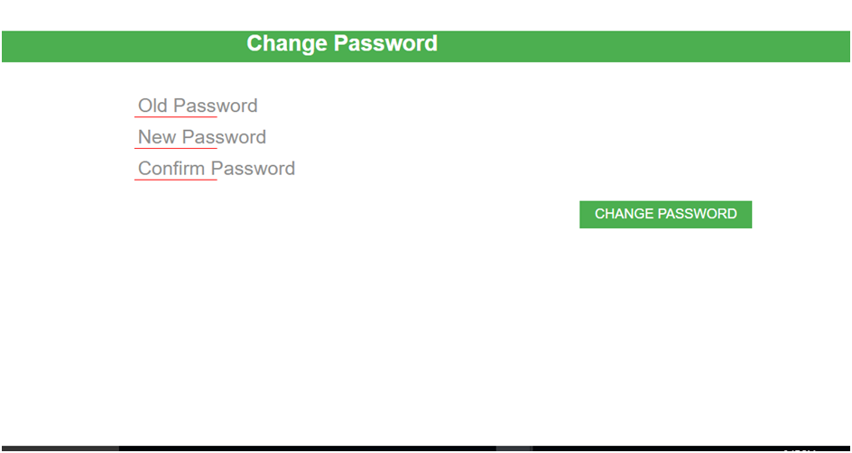 Password Changing Details