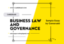 BUSINESS LAW AND GOVERNANCE